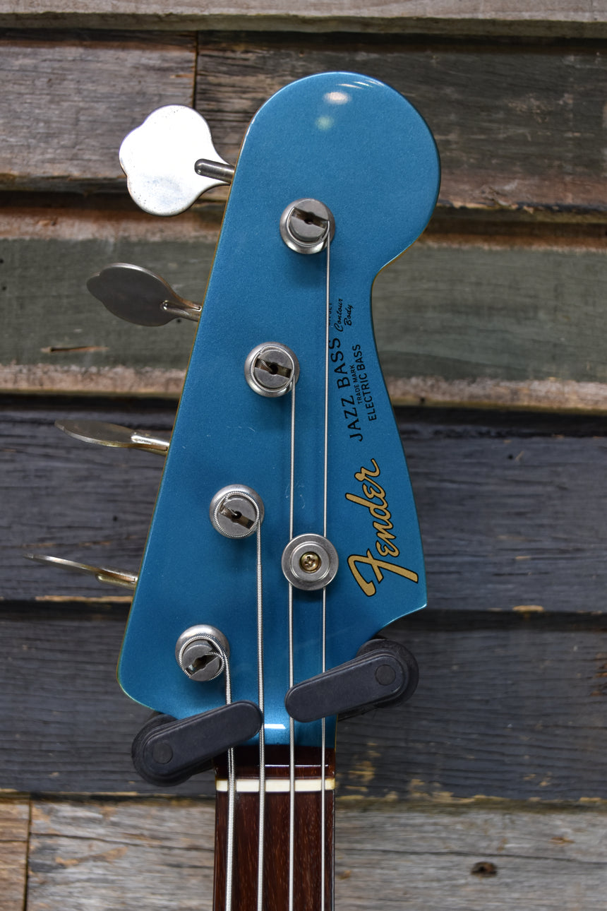 Fender JB62-58 Jazz Bass Reissue w/ Matching Headstock in Lake Placid BlueMIJ