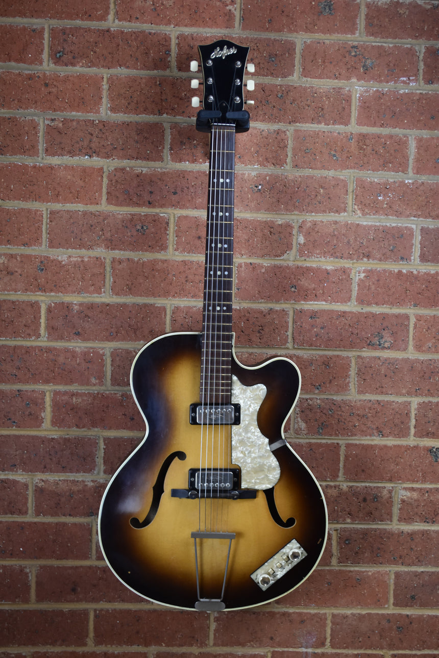 Hofner 4500 Thinline 1966 - Brown-Burst