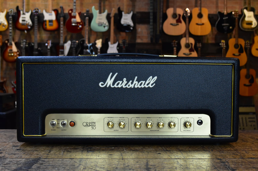 Marshall Origin ORIGIN50H 50-Watt Tube Guitar Amp Head 2018 - Present - Black