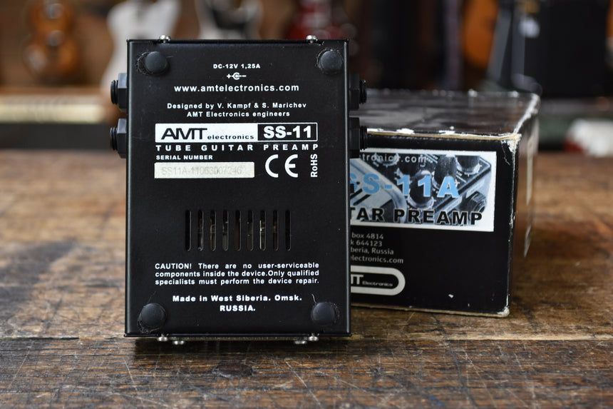 AMT Electronics SS-11 (Classic) Guitar Preamp 2010s - Black