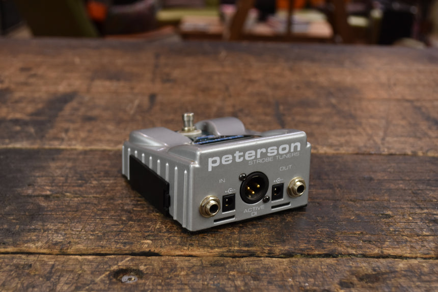 Peterson VS-S2 StroboStomp 2 Strobe Pedal Tuner 2000s - Silver