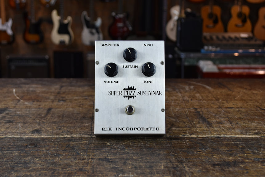 Elk Super Fuzz Sustainar 1970s - Silver