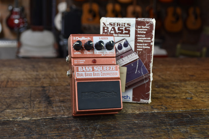 DigiTech X-Series Bass Squeeze Compressor/Sustain 2010s - Copper