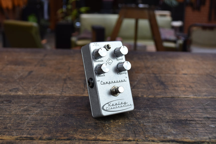 Keeley C4 4-Knob Compressor 2010s - Silver