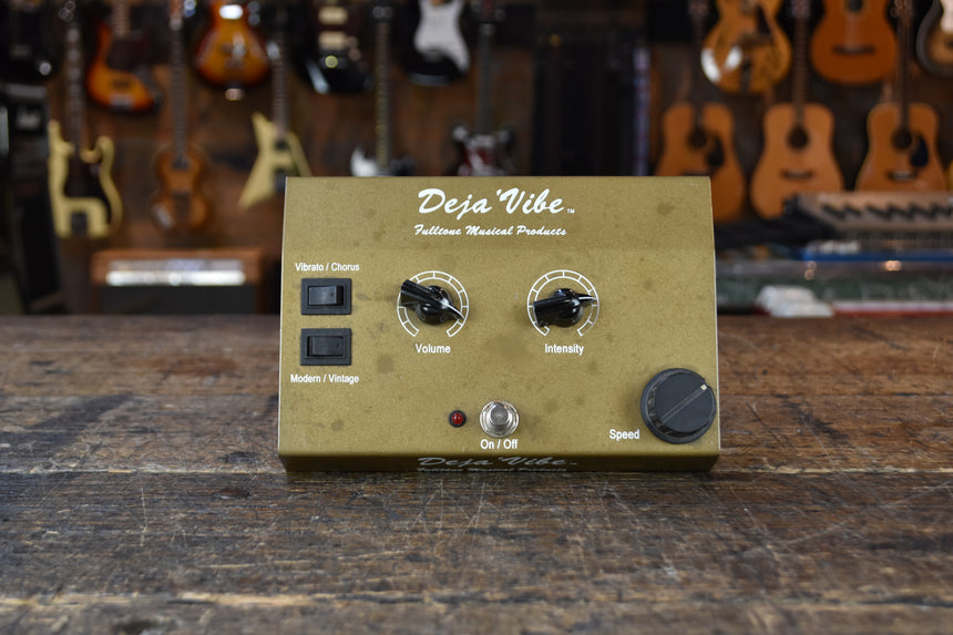 Fulltone Vintage Deja 'Vibe 1999 - Gold - Signed by Mike Fuller