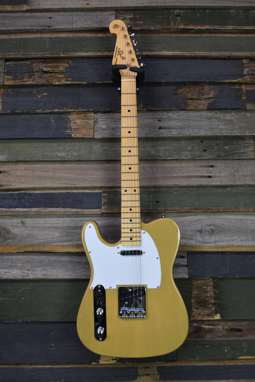 SX Vintage Series VET50 Tele Style Electric Guitar Butterscotch Blonde