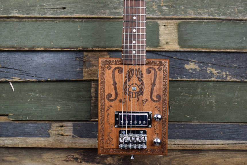 Carl's Custom Guitars Cigar box guitar 2024 - natural