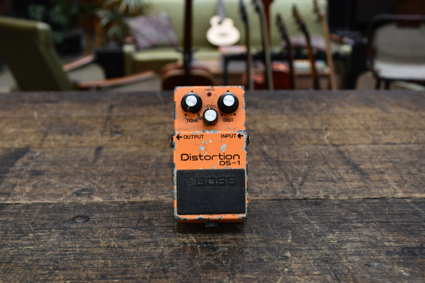 Boss DS-1 Distortion (Black Label, Long Dash) 1978 - 1982 - Orange