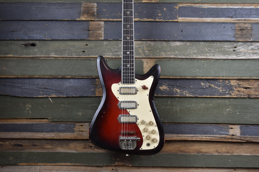 Kay Vanguard II Triple Pickup 1961 - 1966 - Redburst