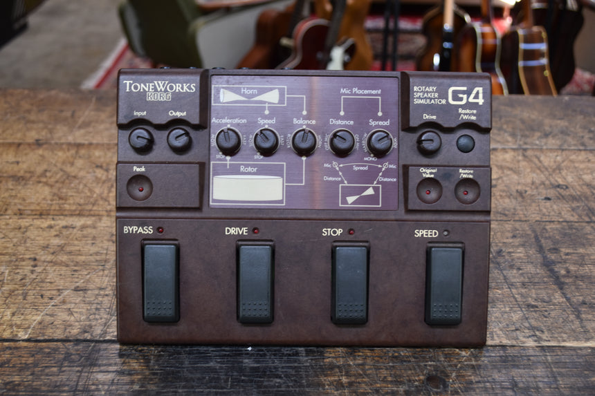 Korg ToneWorks G4 Rotary Speaker Simulator 2000s - Brown