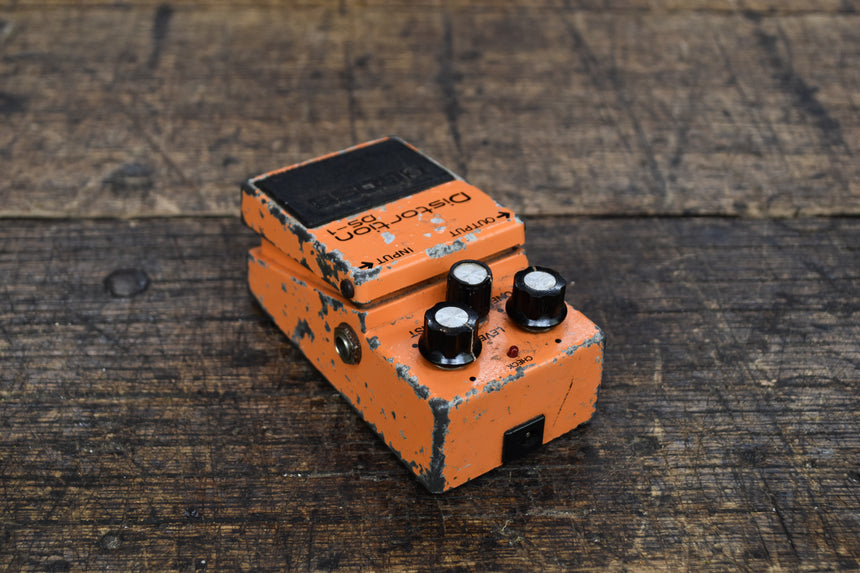 Boss DS-1 Distortion (Black Label, Long Dash) 1978 - 1982 - Orange