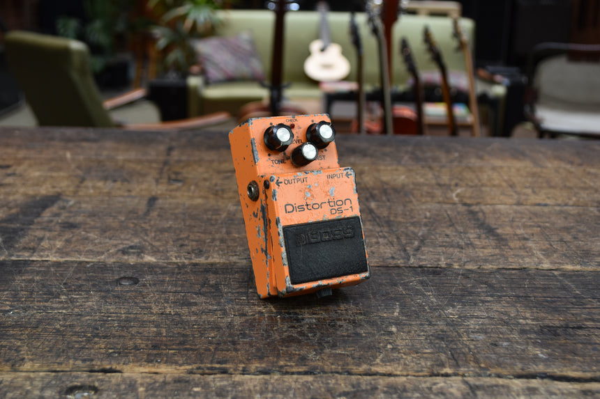 Boss DS-1 Distortion (Black Label, Long Dash) 1978 - 1982 - Orange