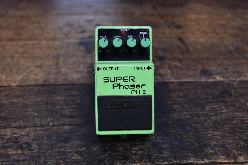 Boss PH-2 Super Phaser (Silver or Black Label) 1997 - Green