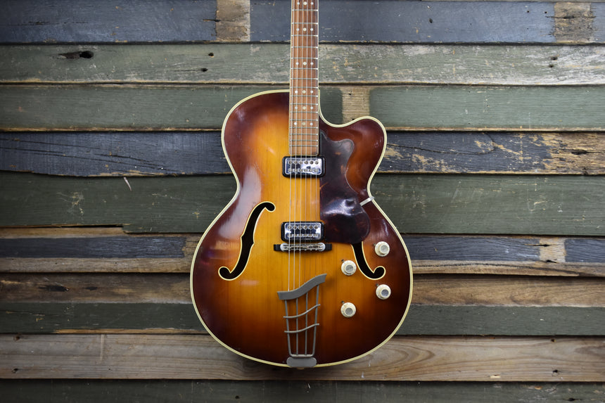 Hofner President E2 Thin Brunette Violin 1964 - Sunburst