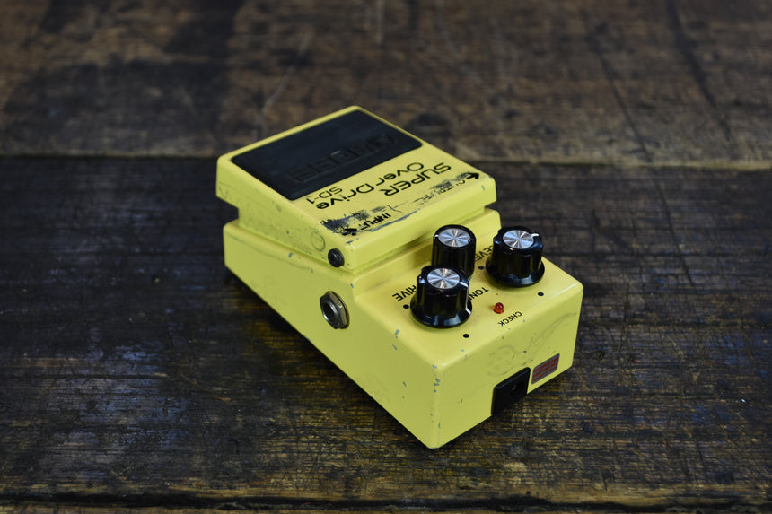 Boss SD-1 Super OverDrive (Silver Label) 1997 - Present - Yellow