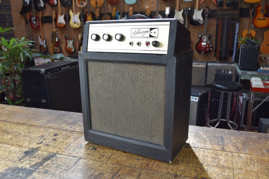 Kalamazoo Model 4 Solid State Amp 1960s - Black Tolex