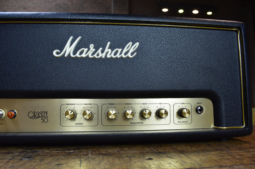 Marshall Origin ORIGIN50H 50-Watt Tube Guitar Amp Head 2018 - Present - Black