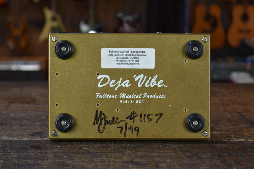 Fulltone Vintage Deja 'Vibe 1999 - Gold - Signed by Mike Fuller