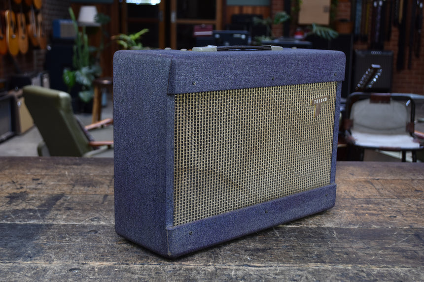 1960’s Teisco 71-C Tube Guitar Amp - Purple