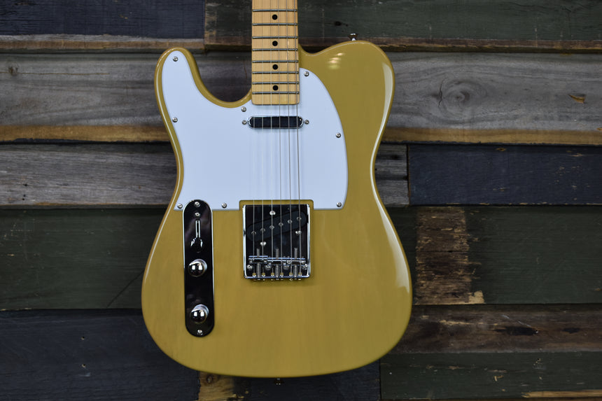 SX Vintage Series VET50 Tele Style Electric Guitar Butterscotch Blonde