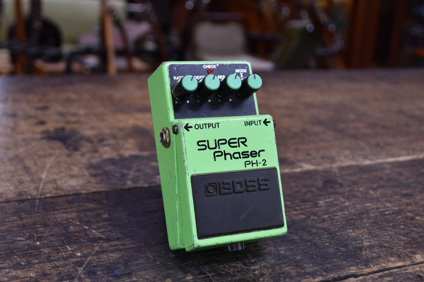 Boss PH-2 Super Phaser (Silver or Black Label) 1997 - Green