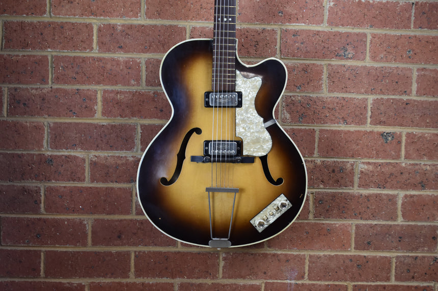 Hofner 4500 Thinline 1966 - Brown-Burst