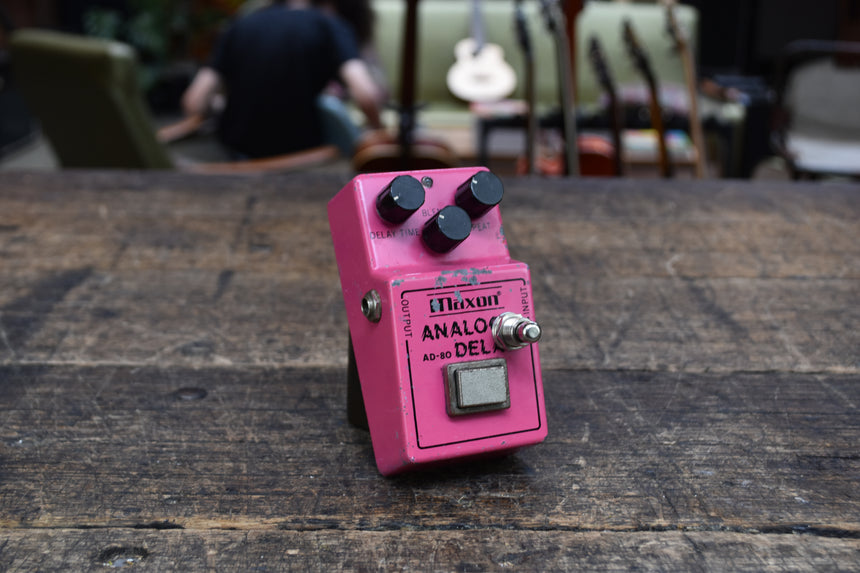 Maxon AD-80 Analog Delay 1980s - Pink