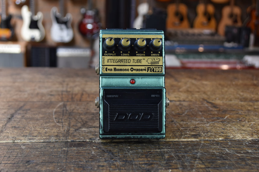 DOD FX100 Even Harmonic Overdrive 1980s - Green